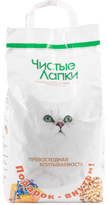 Наполнитель Чистые Лапки 12 л древесный
Наполнитель Чистые Лапки 12 л древесный