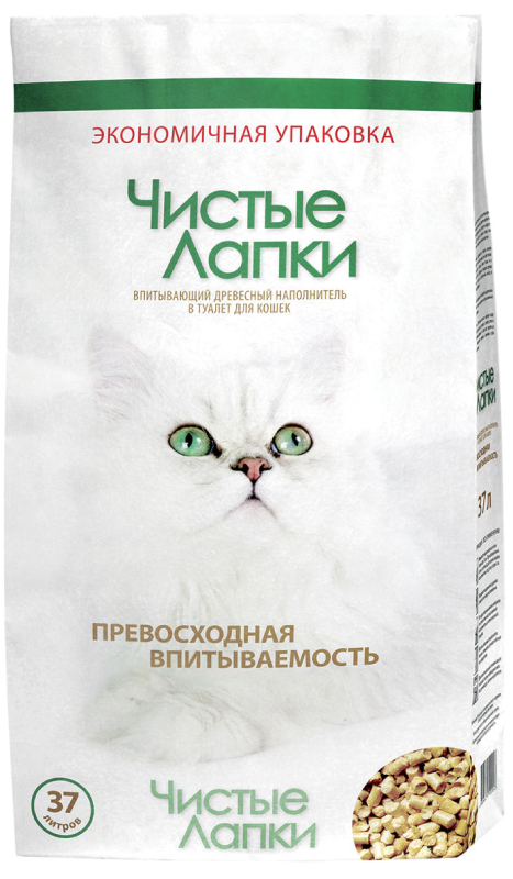 Наполнитель Чистые Лапки 37 л древесный
Наполнитель Чистые Лапки 37 л древесный