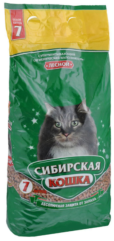 Наполнитель Сибирская кошка Лесной 7 л древесный
Наполнитель Сибирская кошка Лесной 7 л древесный