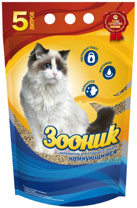 Наполнитель Зооник 5 л комкующийся
Наполнитель Зооник 5 л комкующийся