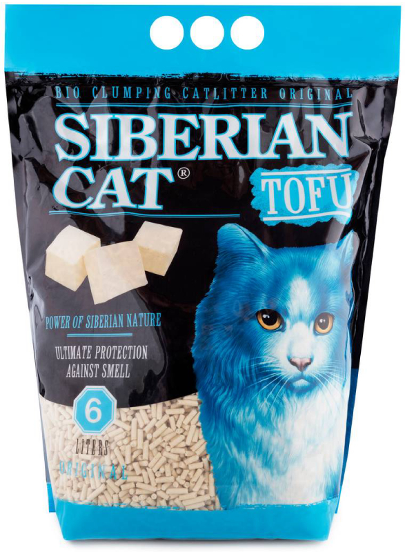 Наполнитель Сибирская кошка Тофу 6 л оригинальный
Наполнитель Сибирская кошка Тофу 6 л оригинальный