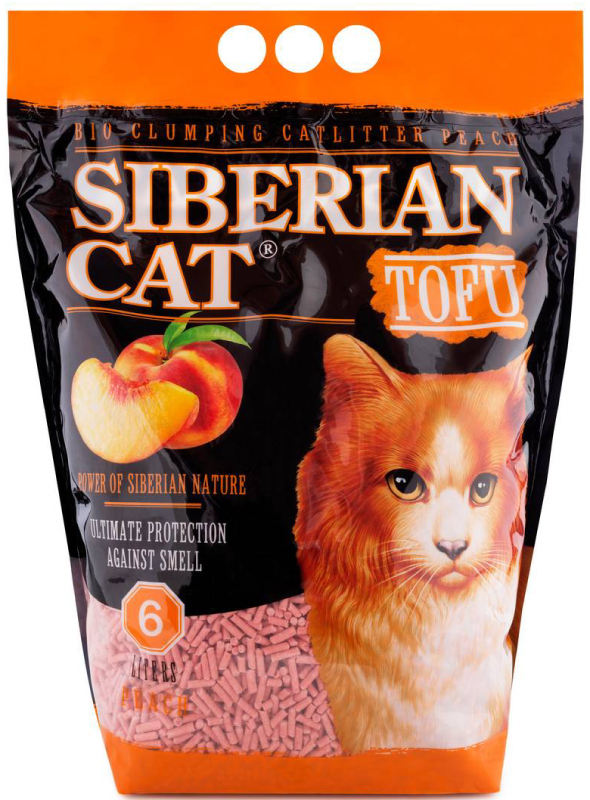 Наполнитель Сибирская кошка Тофу 6 л персик
Наполнитель Сибирская кошка Тофу 6 л персик