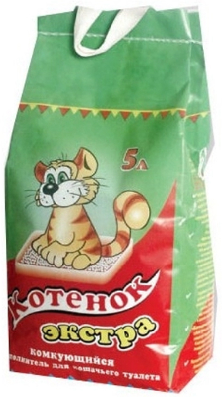 Наполнитель Котенок ЭКСТРА 5 л комкующийся
Наполнитель Котенок ЭКСТРА 5 л комкующийся
