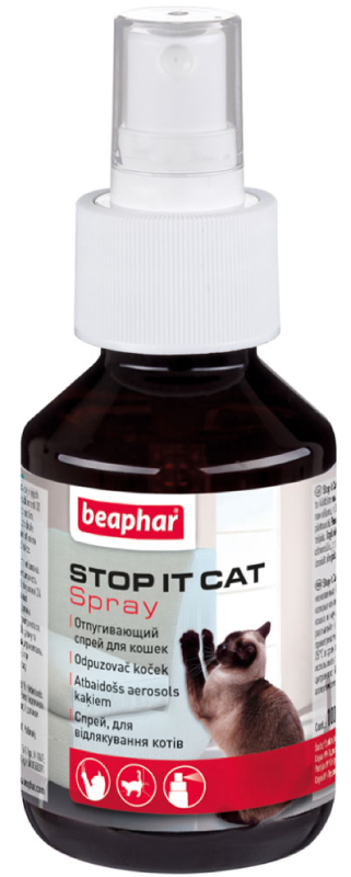 Спрей для кошек Beaphar "Stop it" отпугигающий 100 мл
Спрей для кошек Beaphar "Stop it" отпугигающий 100 мл