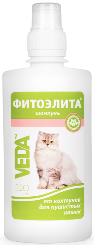 Шампунь Фитоэлита для пушистых кошек от колтунов 220 мл
Шампунь Фитоэлита для пушистых кошек от колтунов 220 мл