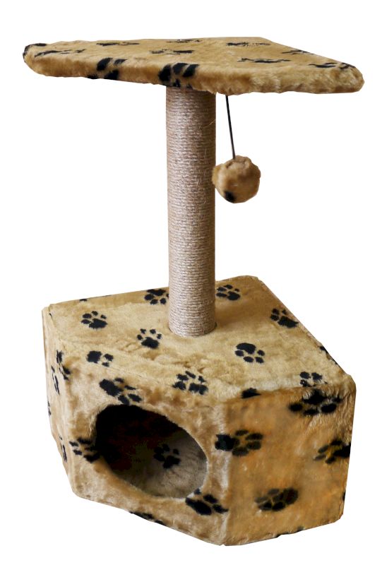 Комплекс для кошек трапеция с полкой мех с рисунком "Лапки" джут 40*40*72 см 81144
Комплекс для кошек трапеция с полкой мех с рисунком "Лапки" джут 40*40*72 см 81144