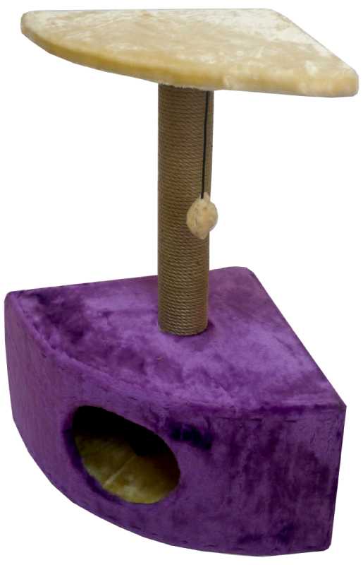 Комплекс для кошек угловой с полкой мех однотонный джут 43*43*72 см 81133
Комплекс для кошек угловой с полкой мех однотонный джут 43*43*72 см 81133