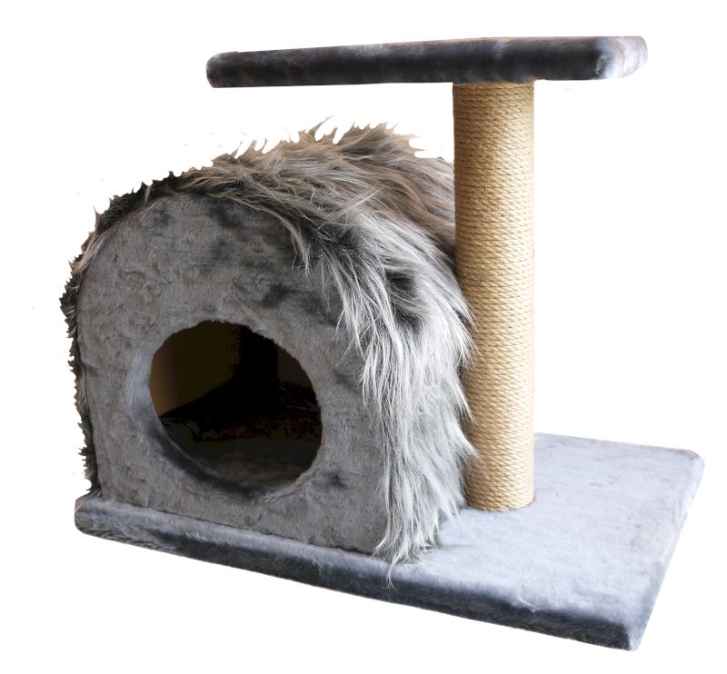 Комплекс для кошек Хижина с полкой мех однотонный джут 62*38*50 см 83501
Комплекс для кошек Хижина с полкой мех однотонный джут 62*38*50 см 83501