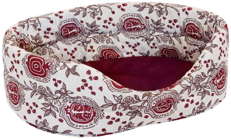 Лежанка для кошек лен + мебельная ткань №1 40*27*16 см бордовая 740313
Лежанка для кошек лен + мебельная ткань №1 40*27*16 см бордовая 740313