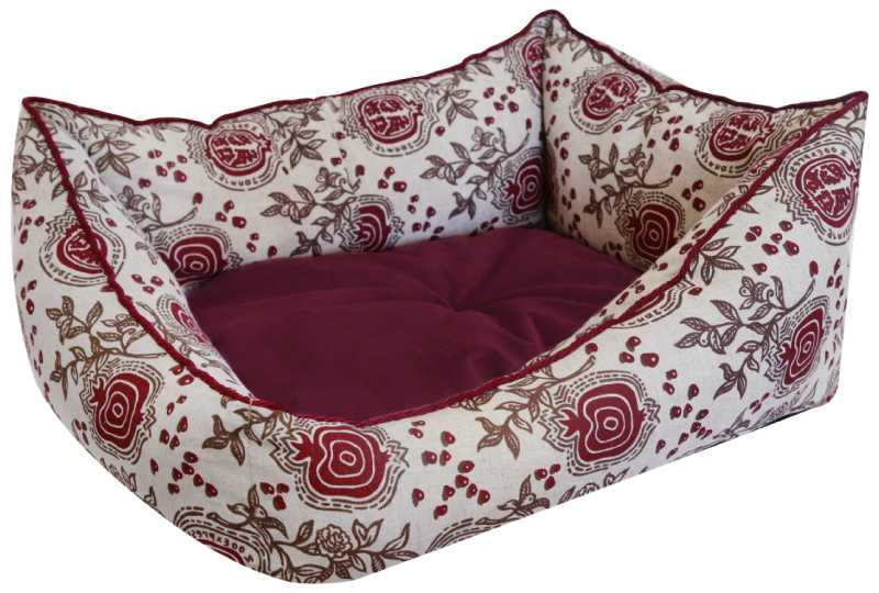 Лежанка для кошек пухлик косая лен + мебельная ткань №2 49*36*22 см бордовая 740423
Лежанка для кошек пухлик косая лен + мебельная ткань №2 49*36*22 см бордовая 740423