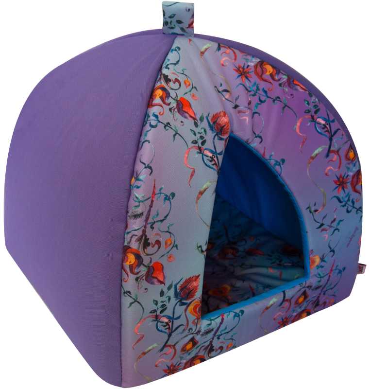 Дом для кошек вигвам "Дикие травы" мебельная ткань №2 46*46*42 см сиреневый 721021
Дом для кошек вигвам "Дикие травы" мебельная ткань №2 46*46*42 см сиреневый 721021