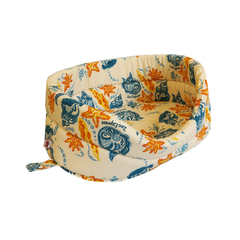 Лежанка для кошек "Ривьера" поплин №2 43*30*16 см бежевая 750526
Лежанка для кошек "Ривьера" поплин №2 43*30*16 см бежевая 750526