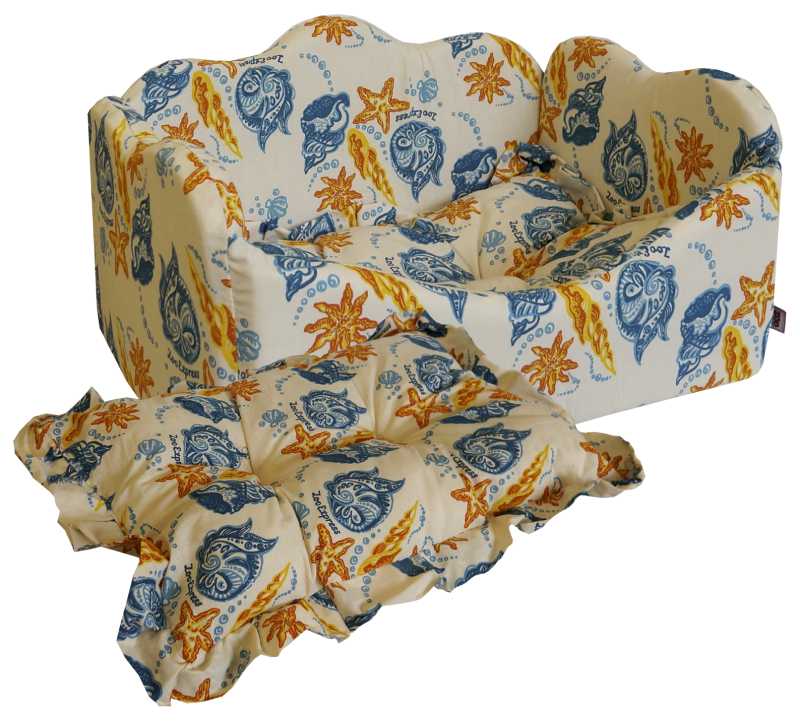 Лежанка для кошек "Канапе" с оборкой "Ривьера" поплин №1 50*35*26 см бежевая 750616
Лежанка для кошек "Канапе" с оборкой "Ривьера" поплин №1 50*35*26 см бежевая 750616