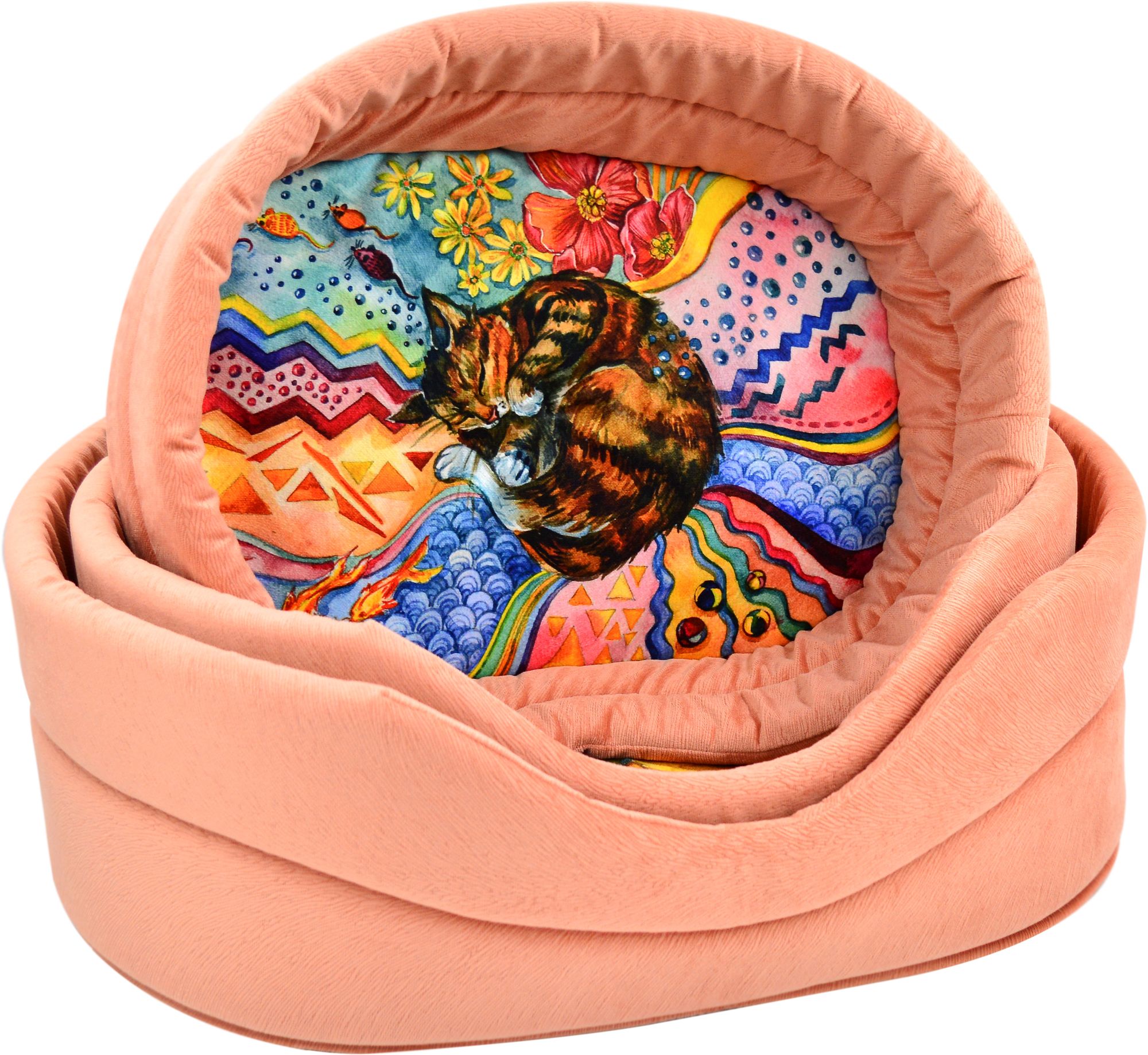 Лежанка для кошек "Сны" рисунок Кошка мебельная ткань №4 53*38*18 см коралловая 730343к
Лежанка для кошек "Сны" рисунок Кошка мебельная ткань №4 53*38*18 см коралловая 730343к