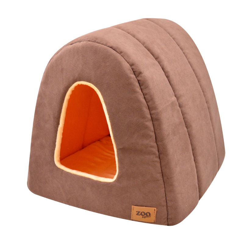 Дом для кошек туннель с мехом "Classic" иск.замша, плюш №1 40*34*34 см коричневый 76571
Дом для кошек туннель с мехом "Classic" иск.замша, плюш №1 40*34*34 см коричневый 76571