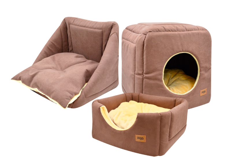 Дом для кошек куб-трансформер "Classic" иск.замша, плюш № 1 42*42*40 см коричневый 76591
Дом для кошек куб-трансформер "Classic" иск.замша, плюш № 1 42*42*40 см коричневый 76591