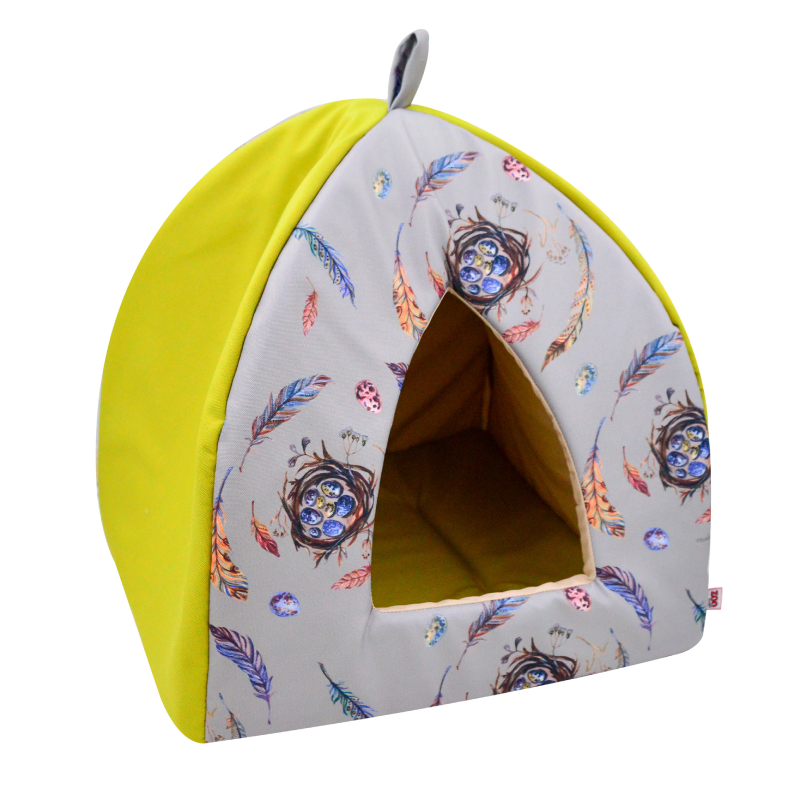 Дом для кошек вигвам "Птицы" мебельная ткань №1 38*38*40 см горчично-желтый 700212
Дом для кошек вигвам "Птицы" мебельная ткань №1 38*38*40 см горчично-желтый 700212