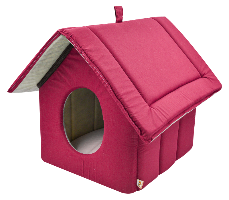 Дом для кошек изба на молнии поплин №2 44*40*40 см бордо 766321
Дом для кошек изба на молнии поплин №2 44*40*40 см бордо 766321