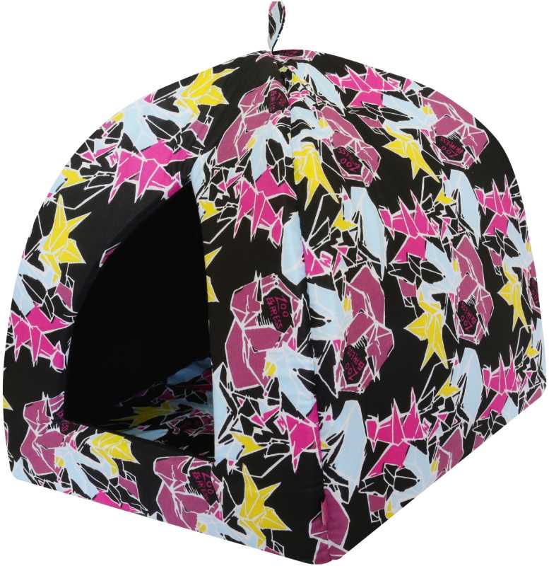 Дом для кошек вигвам "Оригами" поплин №1 38*38*40 см черный 760113
Дом для кошек вигвам "Оригами" поплин №1 38*38*40 см черный 760113