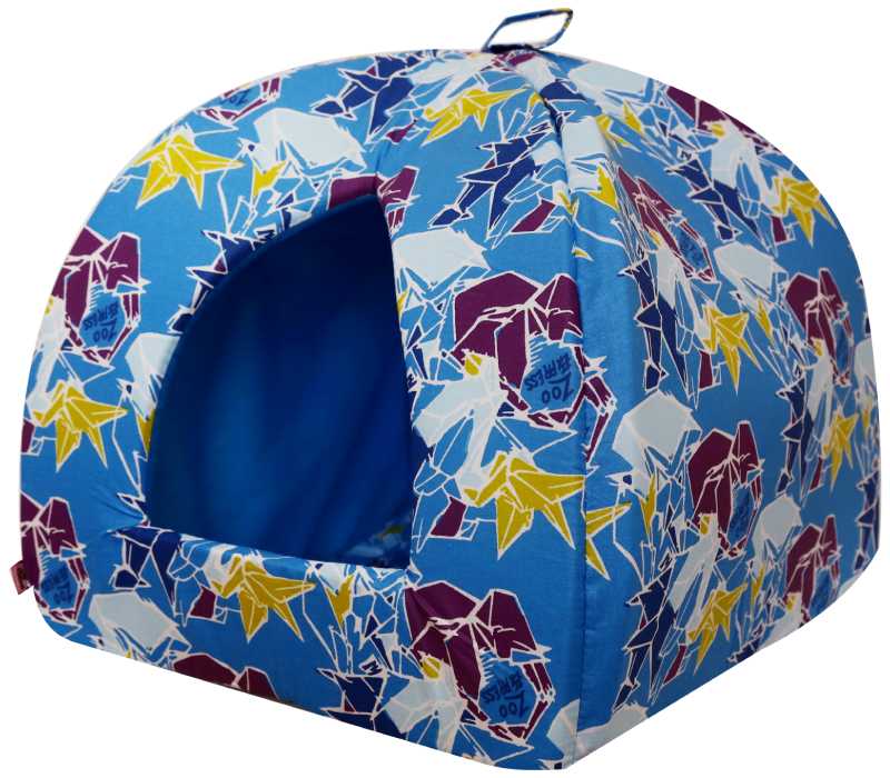 Дом для кошек вигвам "Оригами" поплин №1 38*38*40 см лазурный 760114
Дом для кошек вигвам "Оригами" поплин №1 38*38*40 см лазурный 760114