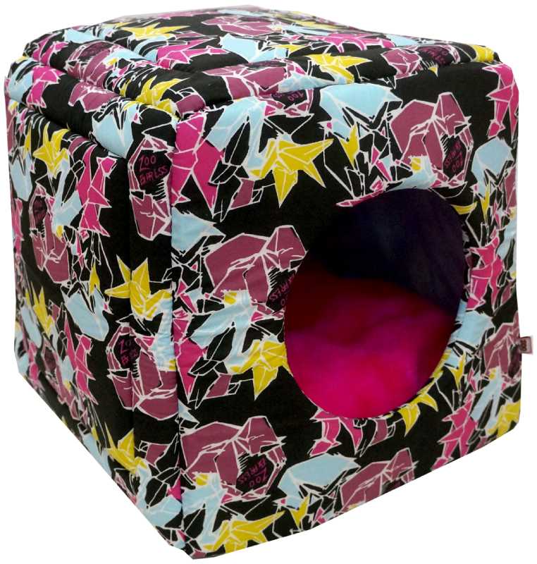 Дом для кошек куб-трансформер "Оригами" поплин+плюш №2 50*50*48 см черный 761423
Дом для кошек куб-трансформер "Оригами" поплин+плюш №2 50*50*48 см черный 761423