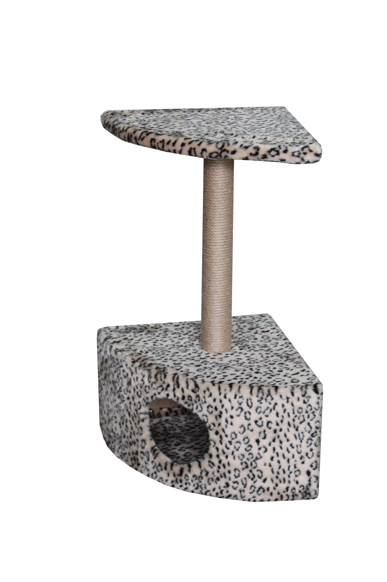 Домик для кошек Угловой мех, бежевый леопард
Домик для кошек Угловой мех, бежевый леопард