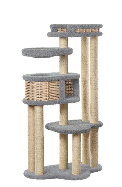 Комплекс для кошек Басик+ ковролин, серый
Комплекс для кошек Басик+ ковролин, серый