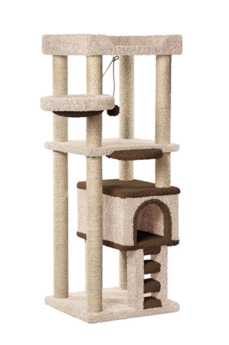 Комплекс для кошек Проша ковролин, молочный с коричневым
Комплекс для кошек Проша ковролин, молочный с коричневым