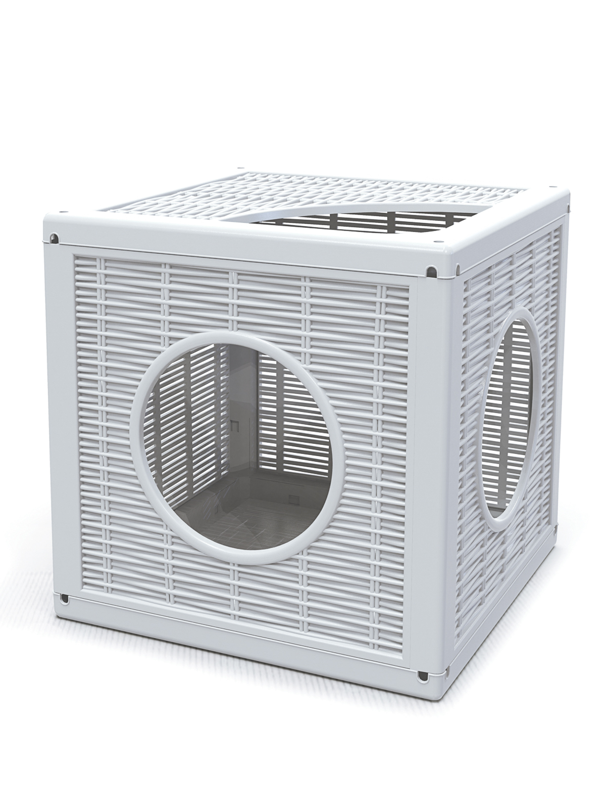 Домик для кошек BAMA PET QUBLO 35x35x35h см, белый
Домик для кошек BAMA PET QUBLO 35x35x35h см, белый