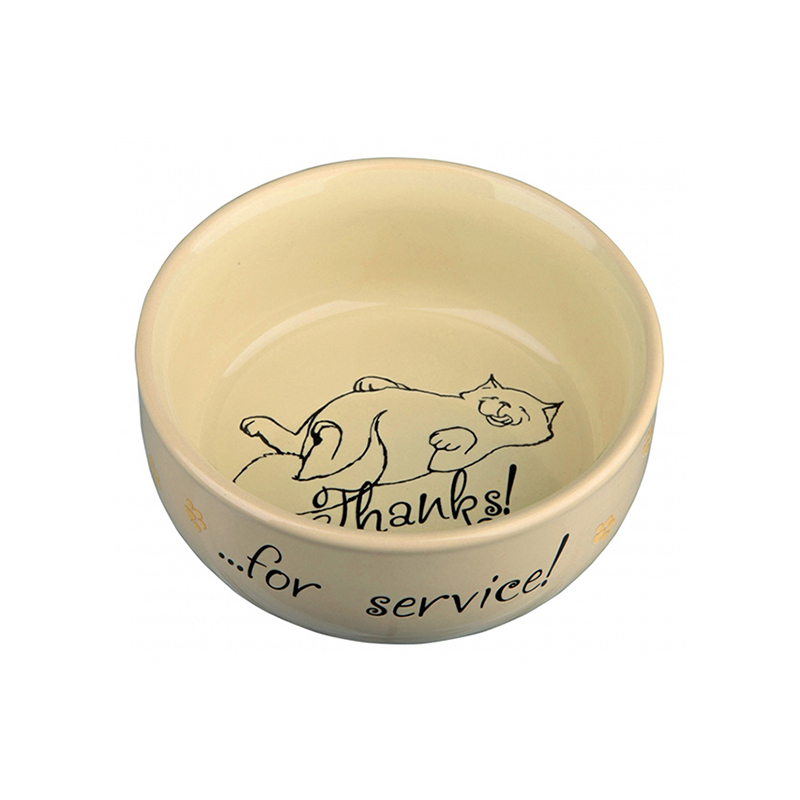 Миска для кошек TRIXIE 24793 керамическая "Thanks" 0,3 л
Миска для кошек TRIXIE 24793 керамическая "Thanks" 0,3 л