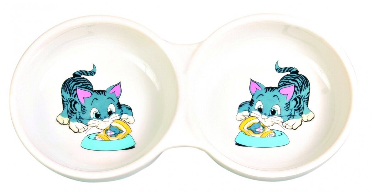 Миска керамическая Trixie 0.15 л двойная 4014
Миска керамическая Trixie 0.15 л двойная 4014