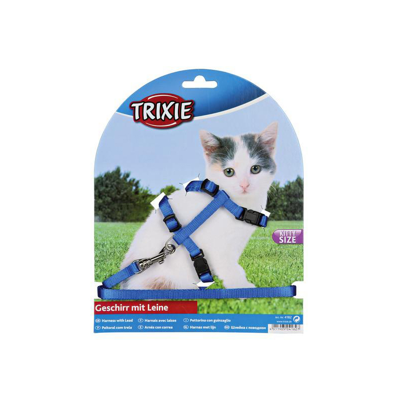Шлейка для котят TRIXIE 4182 с поводком
Шлейка для котят TRIXIE 4182 с поводком