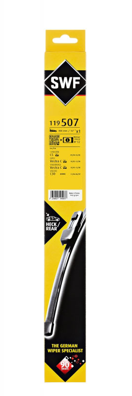 Щетка стеклоочистителя SWF VisioFlex, 400мм/16", специальное, бескаркасная, задняя 1 шт, 119507
Щетка стеклоочистителя SWF VisioFlex, 400мм/16", специальное, бескаркасная, задняя 1 шт, 119507