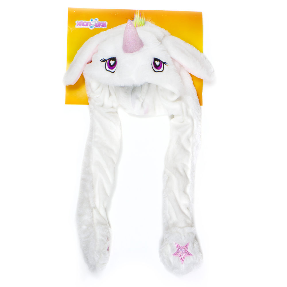 Шапка детская 1TOY Хлоп-Ушки "Единорог белый"
Шапка детская 1TOY Хлоп-Ушки "Единорог белый"