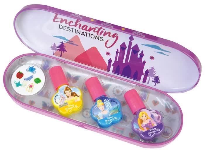 Игровой набор детской декоративной косметики для ногтей в пенале мал. Princess Markwins 1599020E
Игровой набор детской декоративной косметики для ногтей в пенале мал. Princess Markwins 1599020E