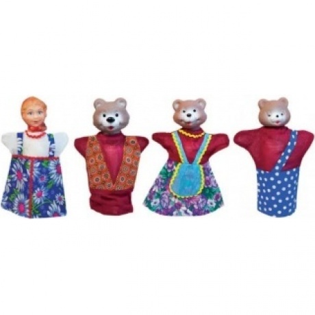 Кукольный театр "Три медведя" 4 персонажа в пакете Русский стиль 11064
Кукольный театр "Три медведя" 4 персонажа в пакете Русский стиль 11064
