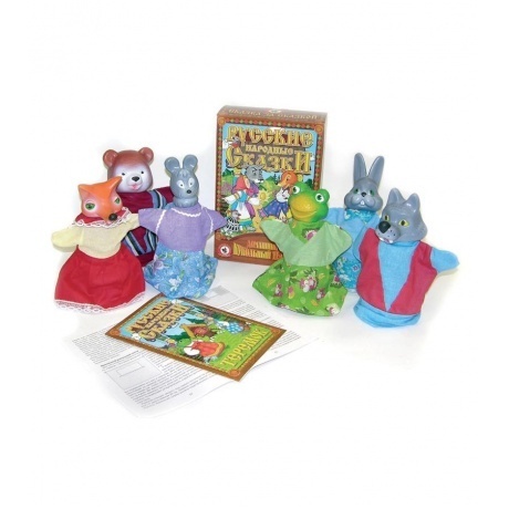Кукольный театр "Теремок" 6 персонажей в коробке Русский стиль 11200
Кукольный театр "Теремок" 6 персонажей в коробке Русский стиль 11200