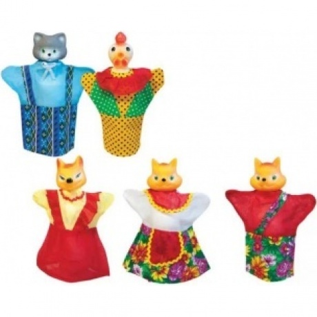 Кукольный театр "Кот,петух и лиса" (5 персонажей) Русский стиль 11208
Кукольный театр "Кот,петух и лиса" (5 персонажей) Русский стиль 11208