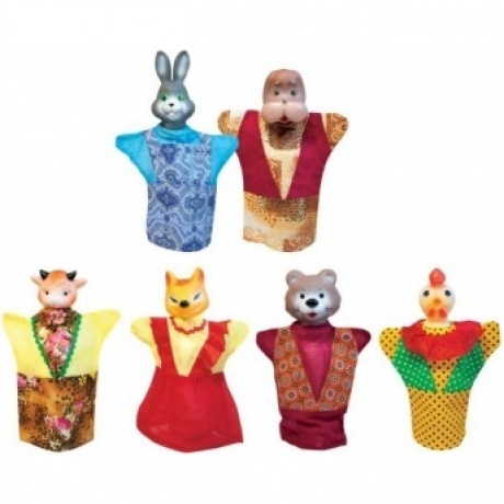 Кукольный театр "Зайкина избушка" 6 персонажей в коробке
Кукольный театр "Зайкина избушка" 6 персонажей в коробке