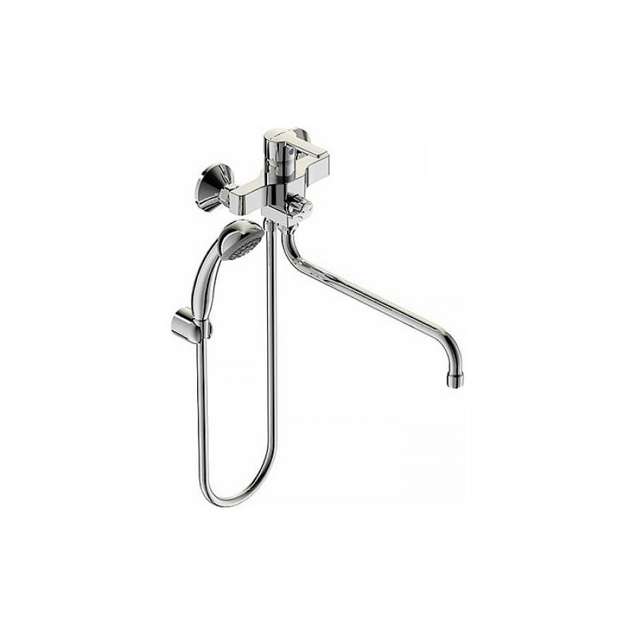 Смеситель для ванны с длинным изливом Vidima Uno BA240AA
Смеситель для ванны с длинным изливом Vidima Uno BA240AA