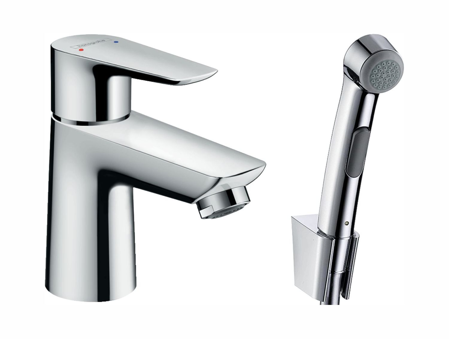Смеситель для раковины с гигиеническим душем Hansgrohe Talis E 71729000
Смеситель для раковины с гигиеническим душем Hansgrohe Talis E 71729000