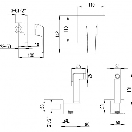 Смеситель для биде Lemark Unit LM4519C
Смеситель для биде Lemark Unit LM4519C