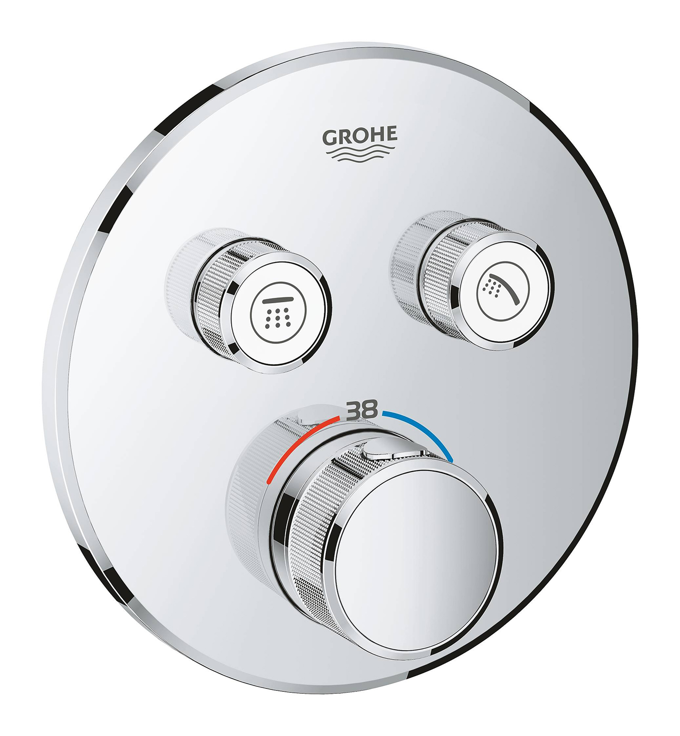 Смеситель для душа с термостатом Grohe Grohtherm SmartControl 29119000
Смеситель для душа с термостатом Grohe Grohtherm SmartControl 29119000