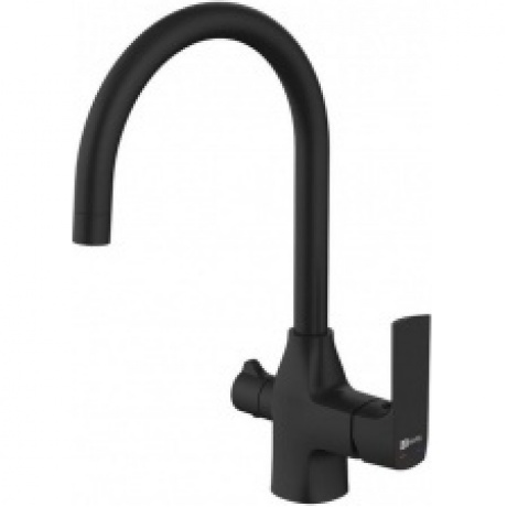 Смеситель для кухни с подключением к фильтру Lemark Ursus (LM7261BL)
Смеситель для кухни с подключением к фильтру Lemark Ursus (LM7261BL)