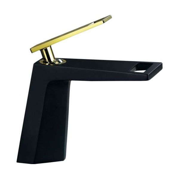 Смеситель на раковину (чёрный/золото) Bronze de Luxe QUADRO (A919B)
Смеситель на раковину (чёрный/золото) Bronze de Luxe QUADRO (A919B)