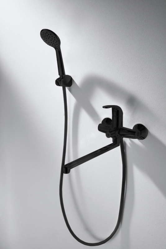 Смеситель для ванны длинный излив, черный Bravat Fit Black F6135188BM-LB-RUS
Смеситель для ванны длинный излив, черный Bravat Fit Black F6135188BM-LB-RUS