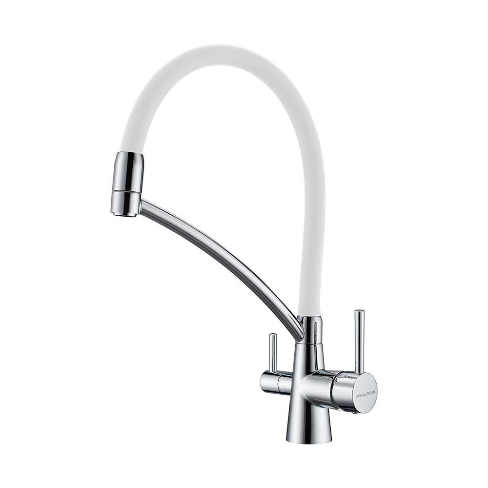 Смеситель для кухни Paulmark Siеgen Si213111-CrW хром/белый
Смеситель для кухни Paulmark Siеgen Si213111-CrW хром/белый