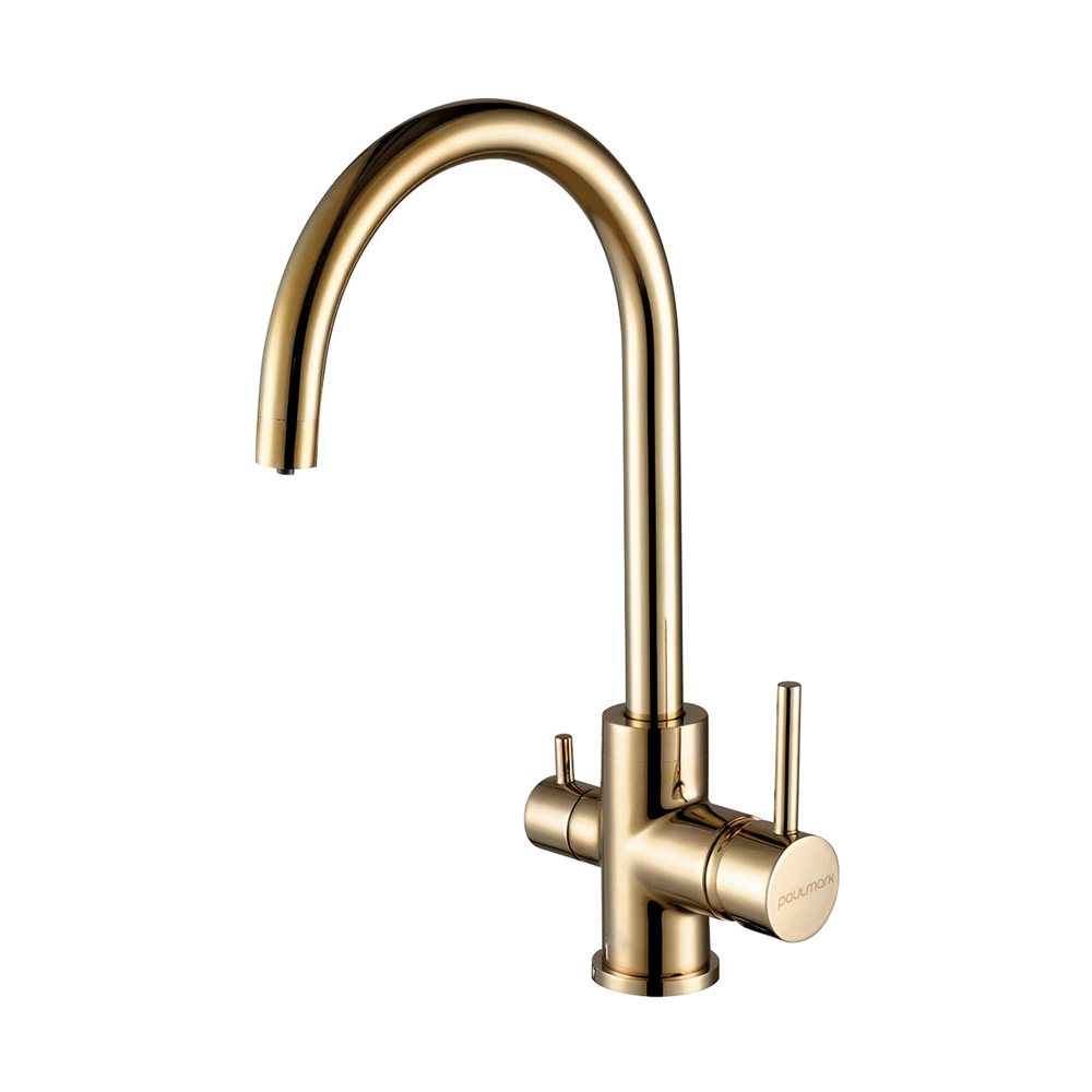 Смеситель для кухни Paulmark Essen Es213211-G золото
Смеситель для кухни Paulmark Essen Es213211-G золото