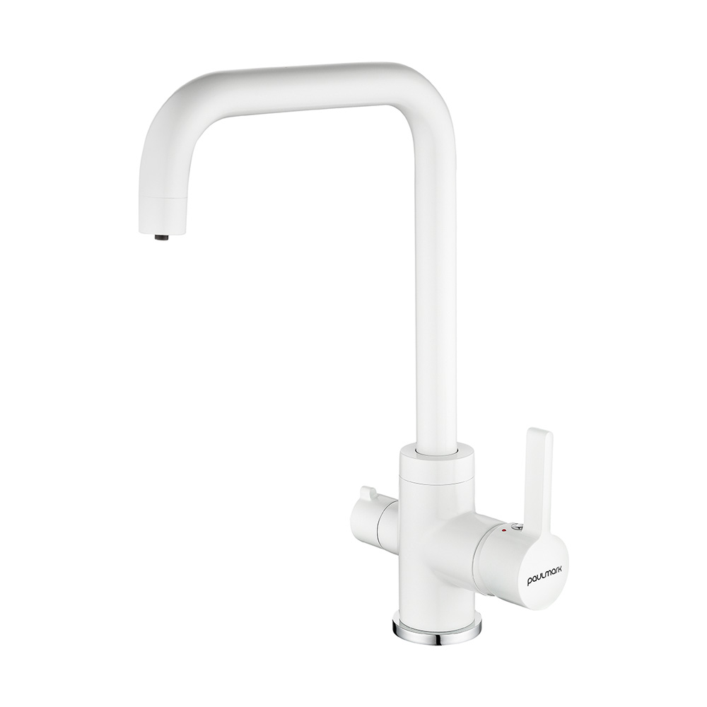 Смеситель для кухни Paulmark Logas Lo213021-431TW белый матовый
Смеситель для кухни Paulmark Logas Lo213021-431TW белый матовый