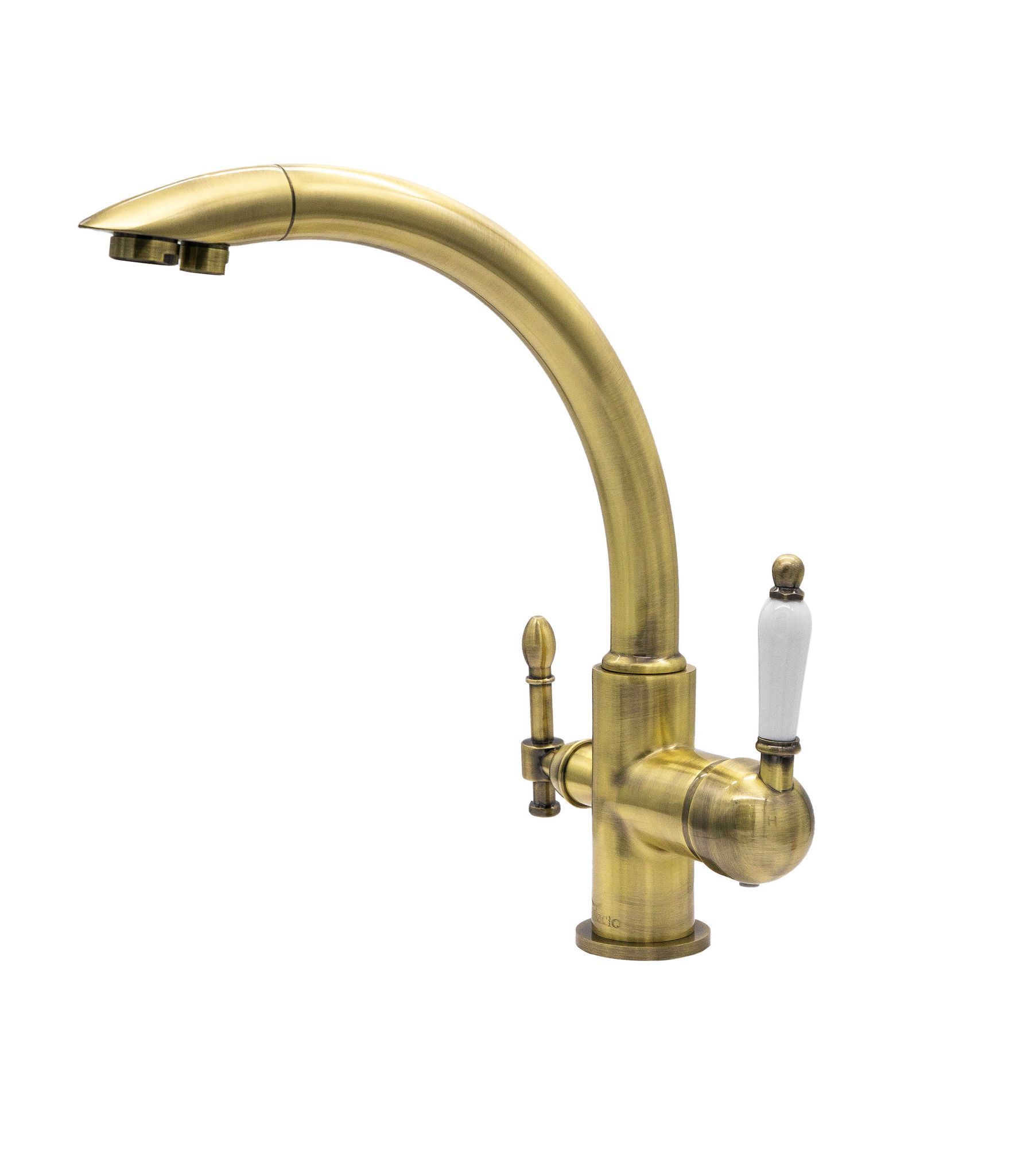 Смеситель с подключением фильтра (2в1) MILACIO Castellon Ceramic, бронза (MC.513.BR)
Смеситель с подключением фильтра (2в1) MILACIO Castellon Ceramic, бронза (MC.513.BR)